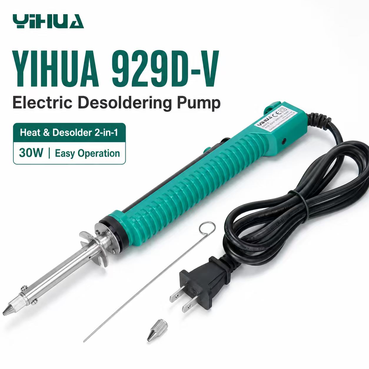 YIHUA 929D‑V 30W Pompe à desso - Desoldering Pump Electric Vacuum Station avis et prix